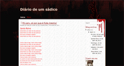 Desktop Screenshot of diariodeumsadico.blogspot.com