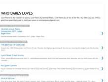 Tablet Screenshot of lovepoemsatsentinel.blogspot.com