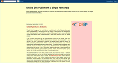 Desktop Screenshot of entertainspot.blogspot.com