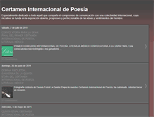 Tablet Screenshot of literaliamexicopoesiaplacer.blogspot.com