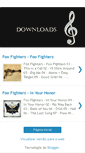 Mobile Screenshot of albumfoofighters.blogspot.com