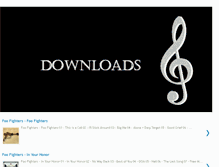 Tablet Screenshot of albumfoofighters.blogspot.com