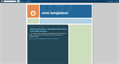 Desktop Screenshot of banglanews1.blogspot.com