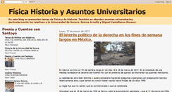 Desktop Screenshot of fisicahistoriayasuntosuniversitarios.blogspot.com
