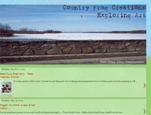 Tablet Screenshot of countryfrogcreations.blogspot.com