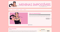 Desktop Screenshot of meninas-impossiveis.blogspot.com