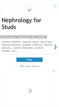 Mobile Screenshot of nephrologyforstuds.blogspot.com