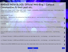 Tablet Screenshot of bindassindiablogs.blogspot.com
