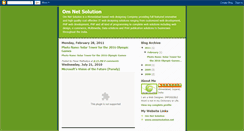 Desktop Screenshot of omnetsolutions.blogspot.com