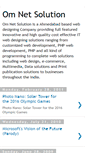 Mobile Screenshot of omnetsolutions.blogspot.com