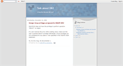 Desktop Screenshot of db2dba.blogspot.com