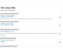 Tablet Screenshot of db2dba.blogspot.com