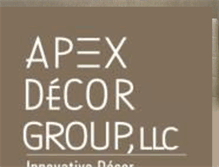 Tablet Screenshot of apexdecorgroup.blogspot.com