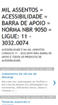 Mobile Screenshot of milassentos-acessibilidade.blogspot.com