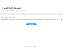 Tablet Screenshot of lamieldemanuka.blogspot.com