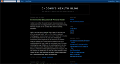 Desktop Screenshot of choongishealthy.blogspot.com