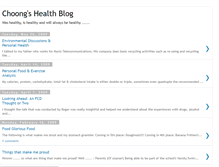 Tablet Screenshot of choongishealthy.blogspot.com