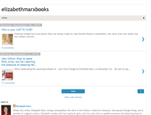 Tablet Screenshot of elizabethmarxbooks.blogspot.com