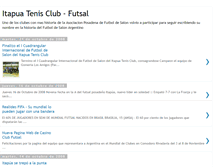 Tablet Screenshot of itapuatenisclubfutsal.blogspot.com