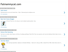 Tablet Screenshot of fatmammycat.blogspot.com