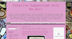 Desktop Screenshot of elementary-art-ball.blogspot.com