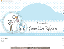 Tablet Screenshot of creandoangelitosreborn.blogspot.com