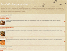 Tablet Screenshot of annascookingadventure.blogspot.com