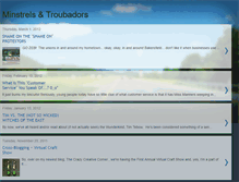 Tablet Screenshot of minstrelsandtroubadors.blogspot.com