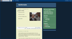 Desktop Screenshot of bestforwales.blogspot.com