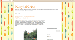 Desktop Screenshot of konyhabuvesz.blogspot.com