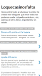Mobile Screenshot of loquecasinosfalta.blogspot.com