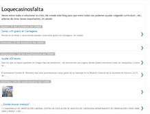 Tablet Screenshot of loquecasinosfalta.blogspot.com