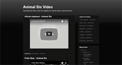Desktop Screenshot of animalsix.blogspot.com