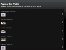 Tablet Screenshot of animalsix.blogspot.com