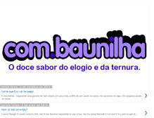 Tablet Screenshot of com-baunilha.blogspot.com