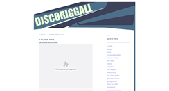 Desktop Screenshot of discoriggall.blogspot.com