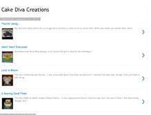 Tablet Screenshot of cakedivacreations.blogspot.com