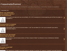 Tablet Screenshot of conservatieforever.blogspot.com
