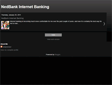 Tablet Screenshot of nedbank-internetbanking.blogspot.com