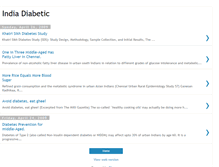 Tablet Screenshot of indiadiabetic.blogspot.com
