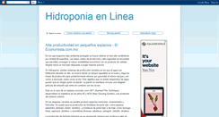 Desktop Screenshot of hidroponiaenlinea.blogspot.com