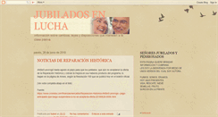 Desktop Screenshot of jubiladosenlucha.blogspot.com