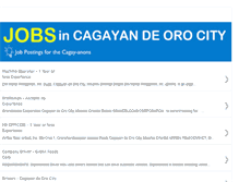 Tablet Screenshot of jobsincagayandeorocity.blogspot.com