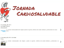 Tablet Screenshot of jornadacardiosaludable.blogspot.com