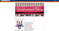 Desktop Screenshot of chocolatecaramelsmakeup.blogspot.com