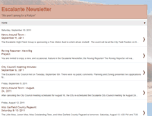 Tablet Screenshot of escalantenews.blogspot.com