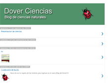 Tablet Screenshot of doverciencias.blogspot.com