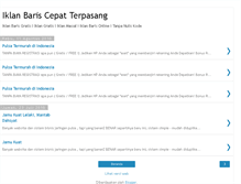 Tablet Screenshot of iklangratiscepat.blogspot.com