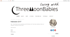 Desktop Screenshot of livingwiththreemoonbabies.blogspot.com