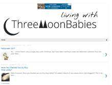 Tablet Screenshot of livingwiththreemoonbabies.blogspot.com